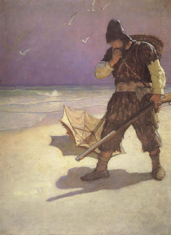 I sftood like one thunderstruck or as if i had seen and apparition, NC Wyeth